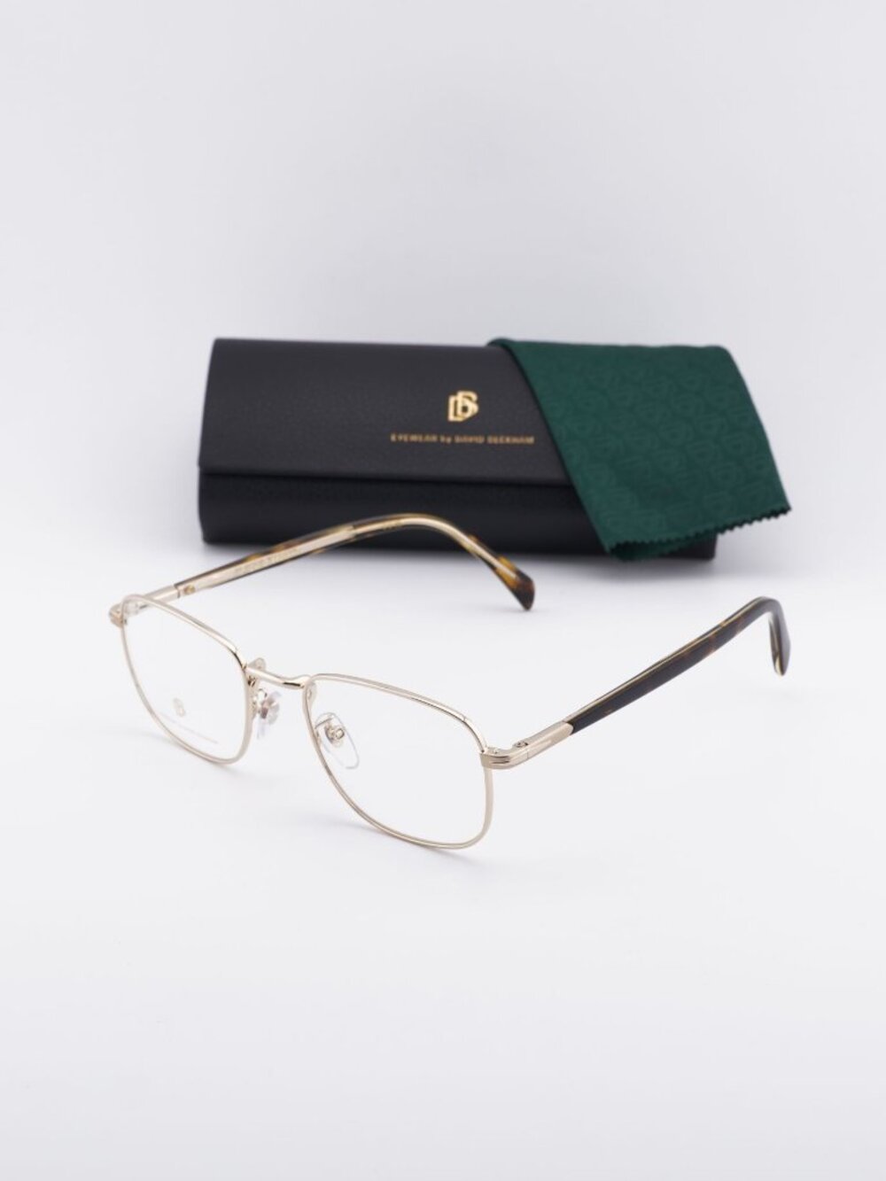 David Beckham DB 1138 006J 00 Rectangle Eyeglasses 52mm - Gold